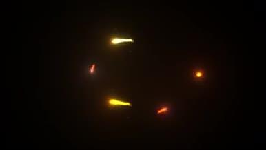 粒子光团光线碰撞展示AE模板视频的预览图